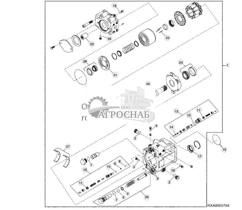Hydraulic Pump, 75 cm?  4.5 Inch? 